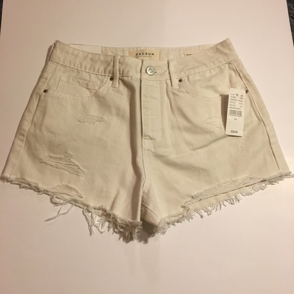 PacSun Pants - ‼️Flash Sale‼️ High Rise White Shorts Size 24